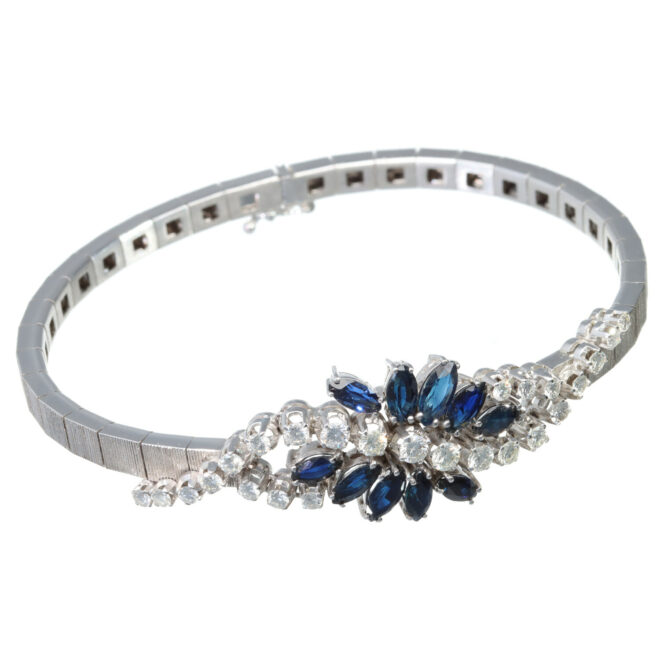 Safirarmband mit Brillianten
