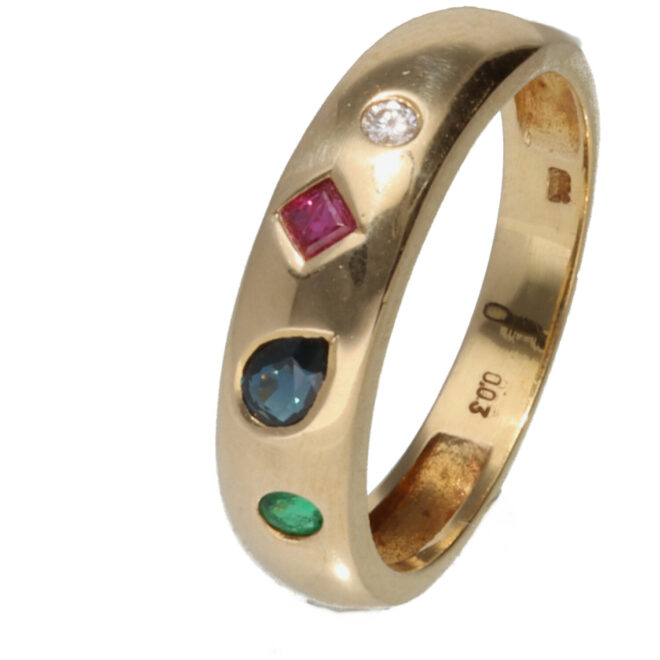 Gelbgoldring multicolor