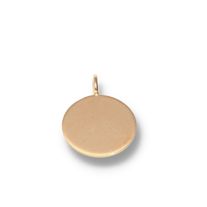 Gravurplatte in 585/- Gelbgold