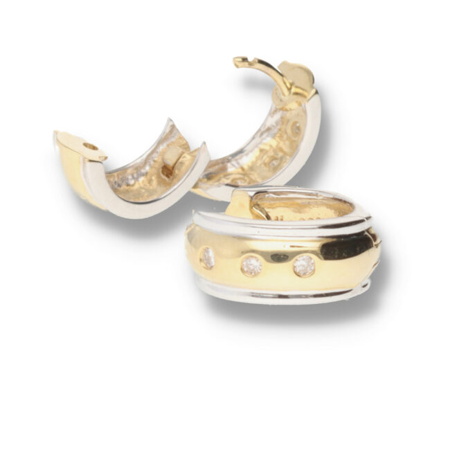 Creole in 585/- bicolor Gold – Bild 2